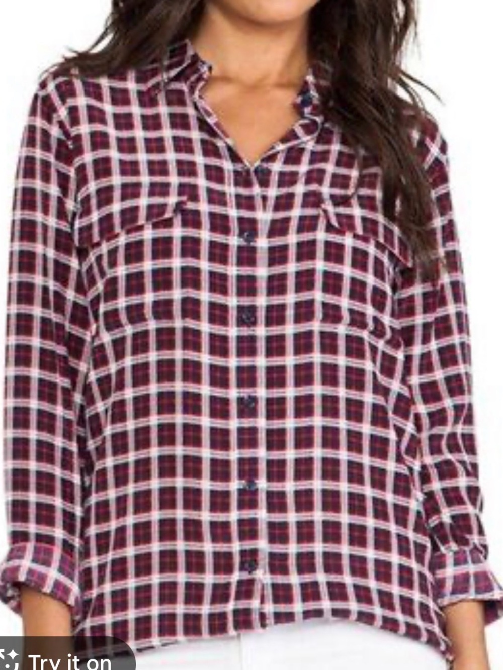 Equipment Plaid Button-Down Shirt